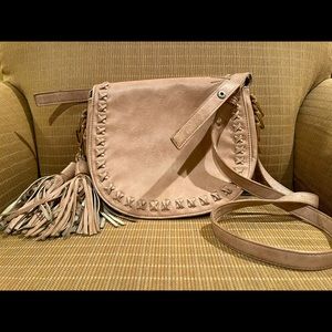 Beige crossbody